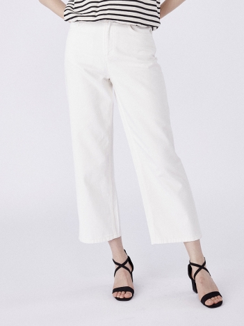 Кюлоти жіночі джинсові білі
